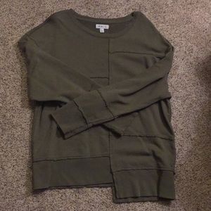 Asymmetrical Deconstructed The Rail Crewneck